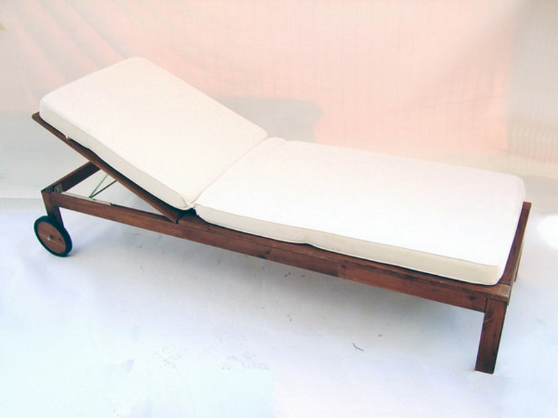 tumbona jardin piscina madera teka 32x60x193 cojin 7x63x188 (40-60eu.) 10u